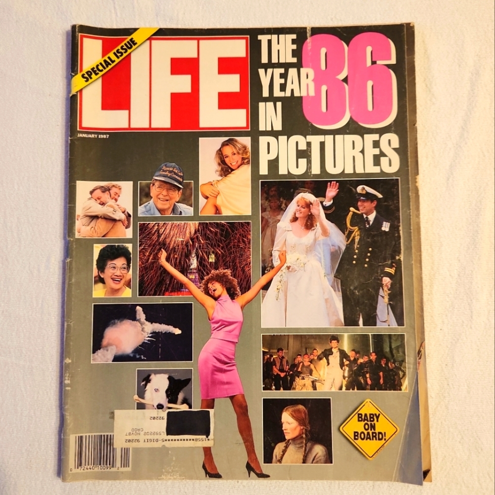 ‼️3 for$12‼️LIFE Magazine Special Issue The Year 86 in Pictures January 1987